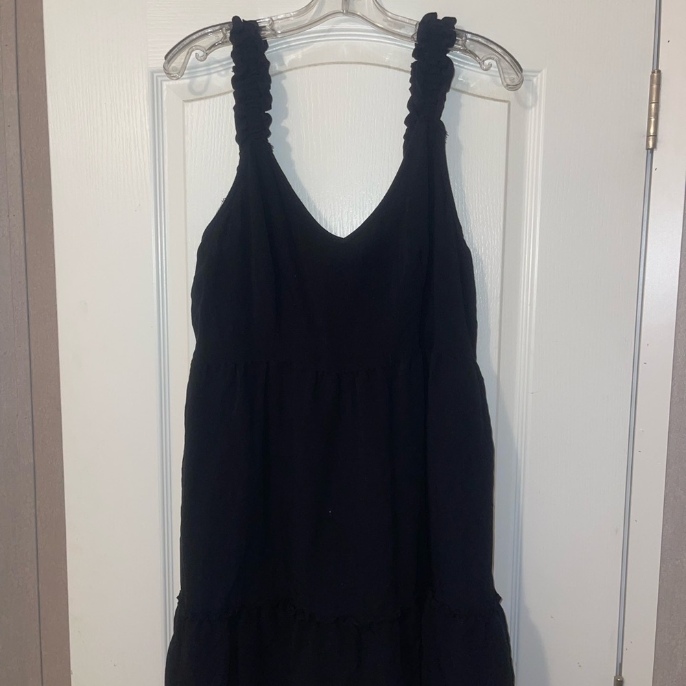 Blu Pepper Black Mini Dress